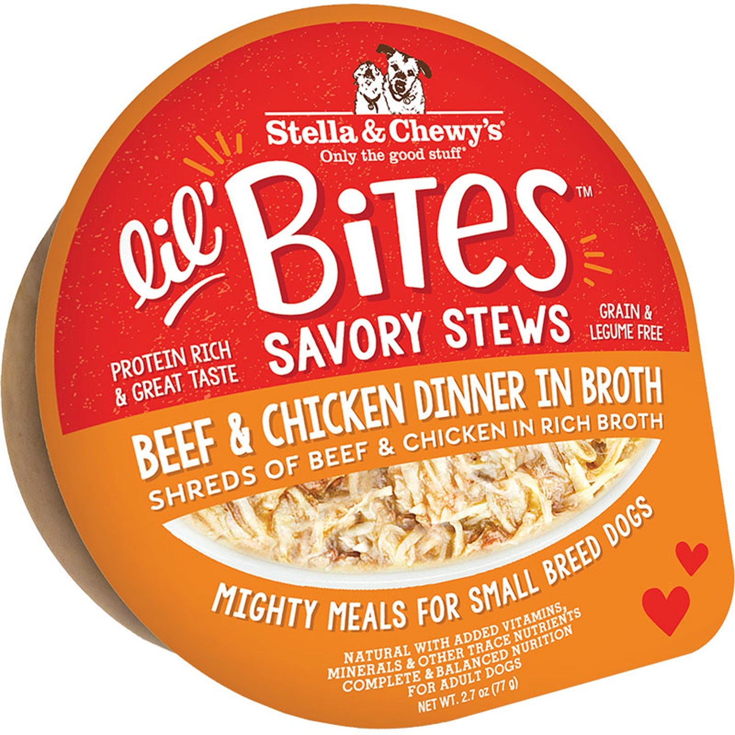 Stella & Chewy's Dog Lil Bites Savory Stew Beef And Chicken 2.7 oz. 12 ct