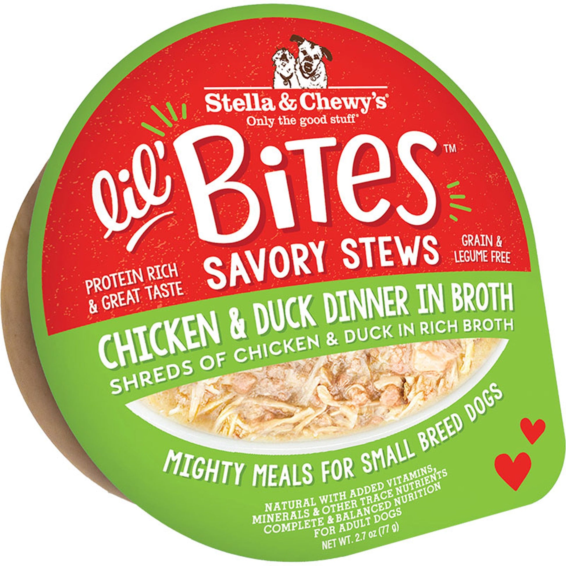 Stella & Chewy's Dog Lil Bites Savory Stew Chicken And Duck 2.7 oz. 12