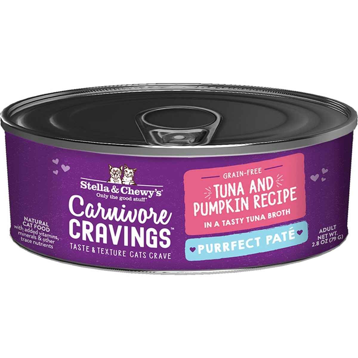 Stella and Chewys Cat Carnivore Cravings Pate Tuna 2.8oz. (Case of 24) - Pets Perfect