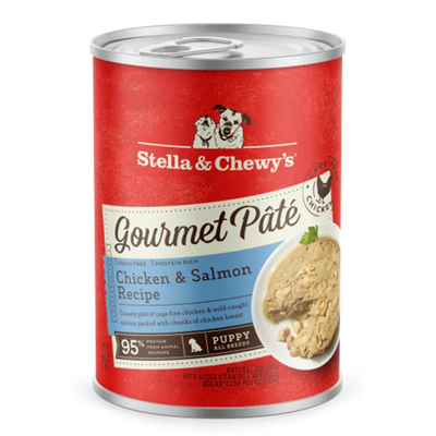 Stella And Chewys Dog Gourmet Pate Puppy Chicken And Salmon 12.5oz. (Case of 12)