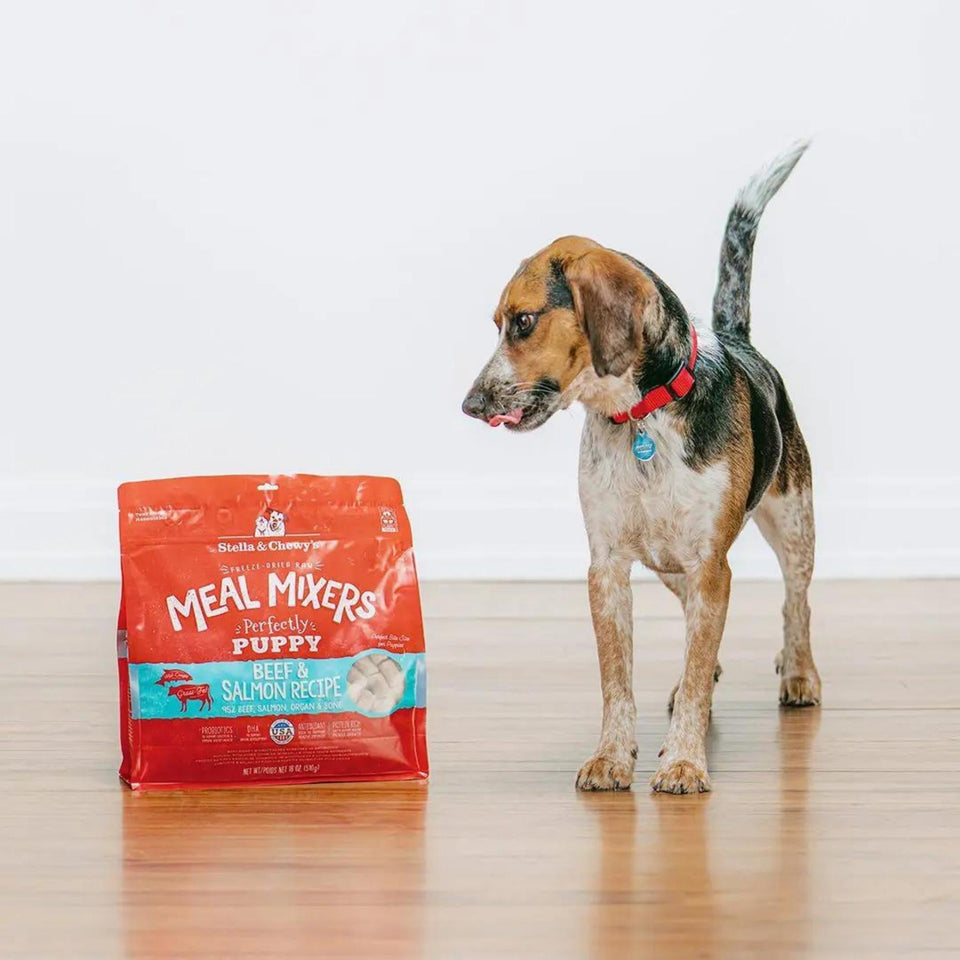 Stella & Chewy'S Dog Freeze-Dried Mixer Puppy Beef & Salmon 18oz. Default Title