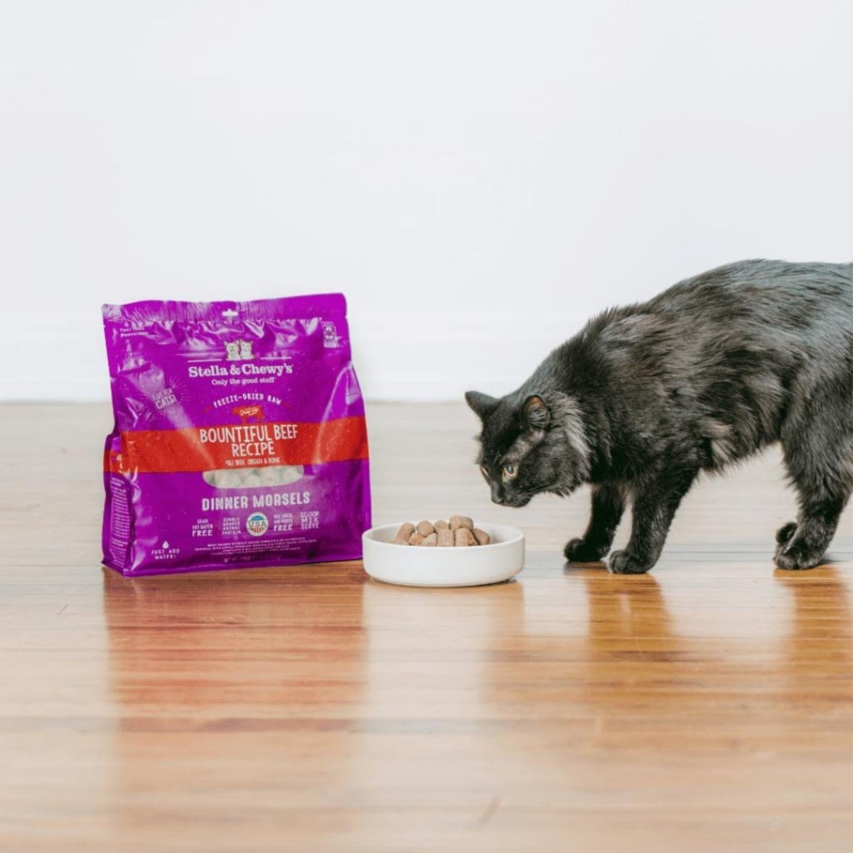 Stella and Chewys Bountiful Beef Freeze - Dried Raw Dinner Morsels 8oz. - Pets Perfect