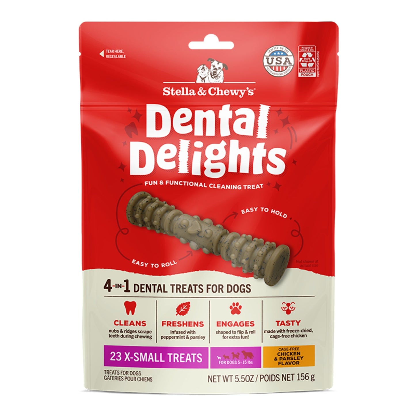 Stella & Chewy's Dog Dental Delights X-Small 23 ct