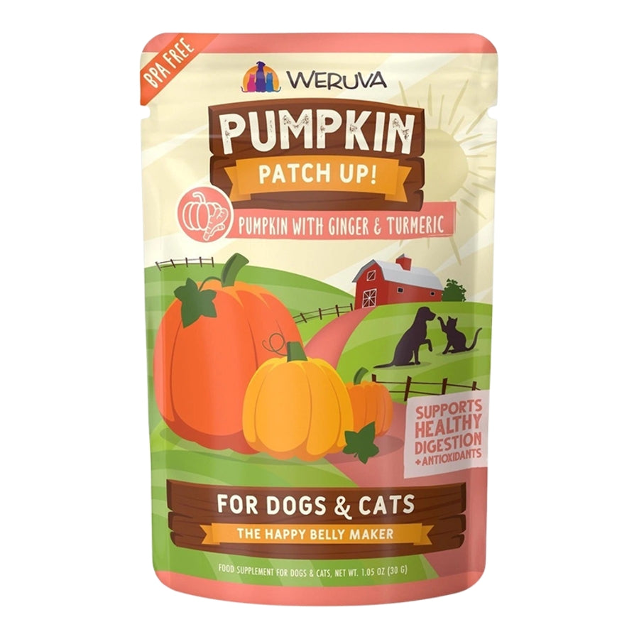 Weruva Dog Cat Pumpkin Ginger 1.05 oz. Pouch 12 ct