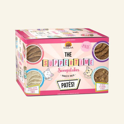 Weruva Cat Pate Suppertime Sweepstakes Variety Pack 5.5 oz. 12 ct