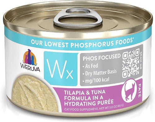 Weruva Cat Wx Tilapia & Tuna Puree 3oz. (Case of 12) - Pets Perfect