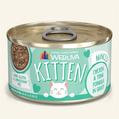 Weruva Kitten Wet Cat Food - Chicken and Tuna in Gravy, 3 oz, 12 ct