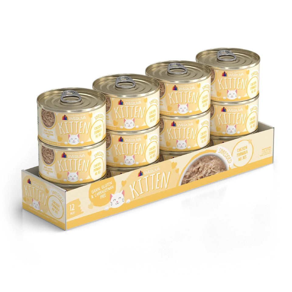 Weruva Cat Kitten Chicken Au Jus 3 oz. 12 ct
