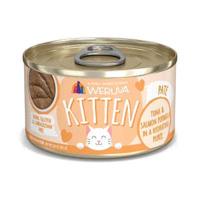Weruva Cat Kitten Puree Tuna Salmon 3 oz. 12 ct
