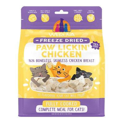 Weruva Cat Freeze-Dried Paw Lickin' Chicken 7oz. (Case of 12)