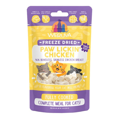 Weruva Cat Freeze-Dried Paw Lickin' Chicken 1oz.