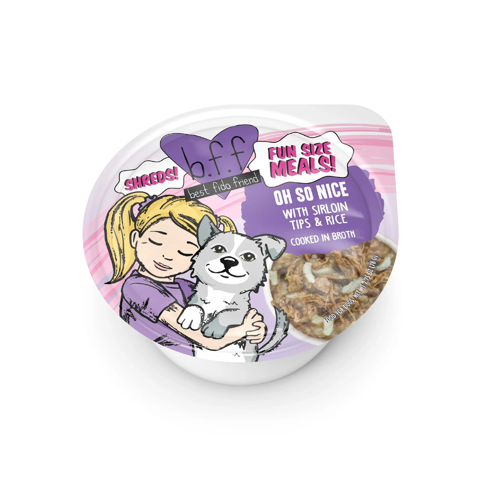 Bff Dog Oh So Nice Beef & Rice Cup 2.7 oz. 12 ct