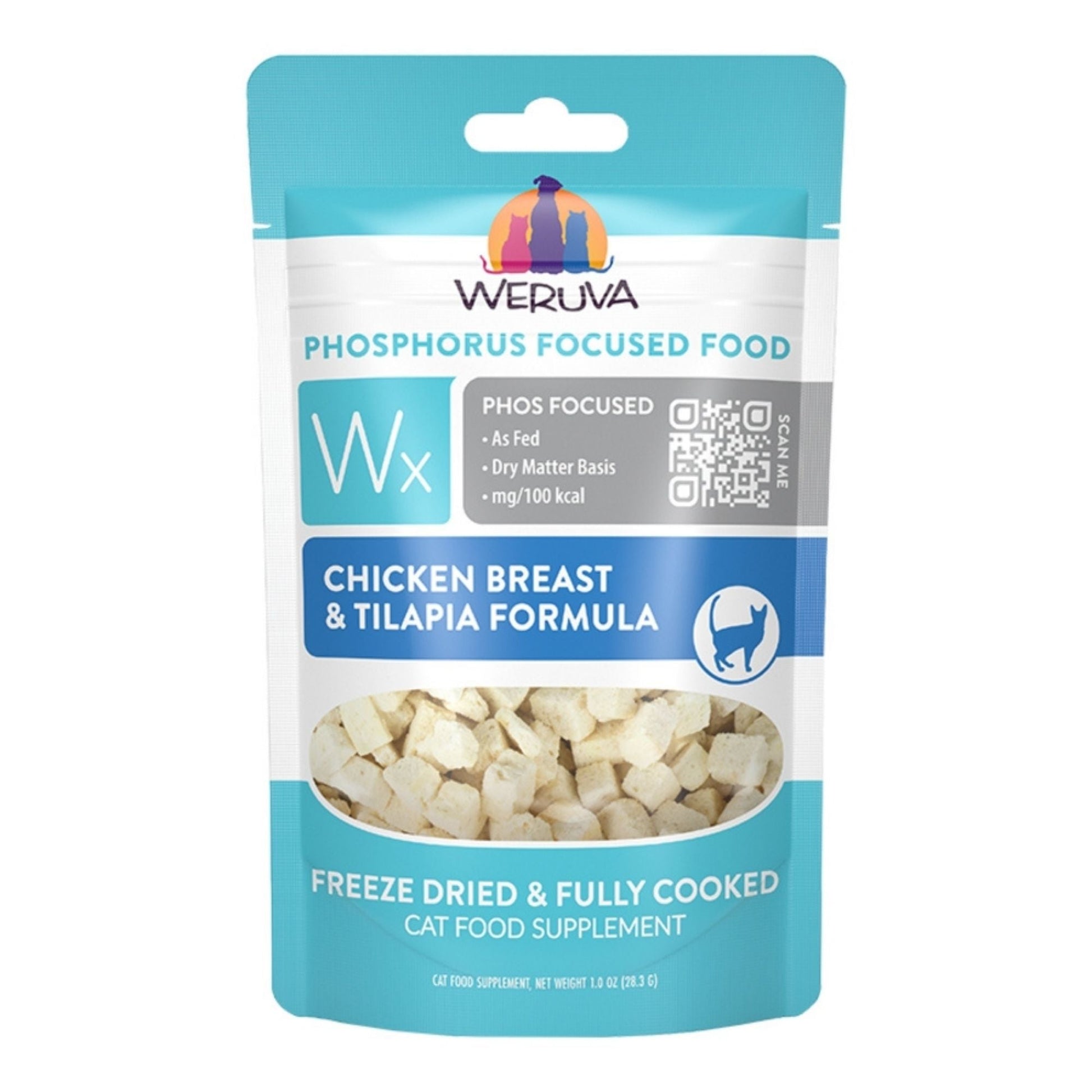 Weruva Cat Wx Freeze-Dried Chicken Breast & Tilapia, 1 oz