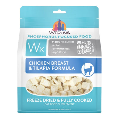 Weruva Cat Wx Freeze-Dried Chicken Breast & Tilapia 7oz. (Case of 12)