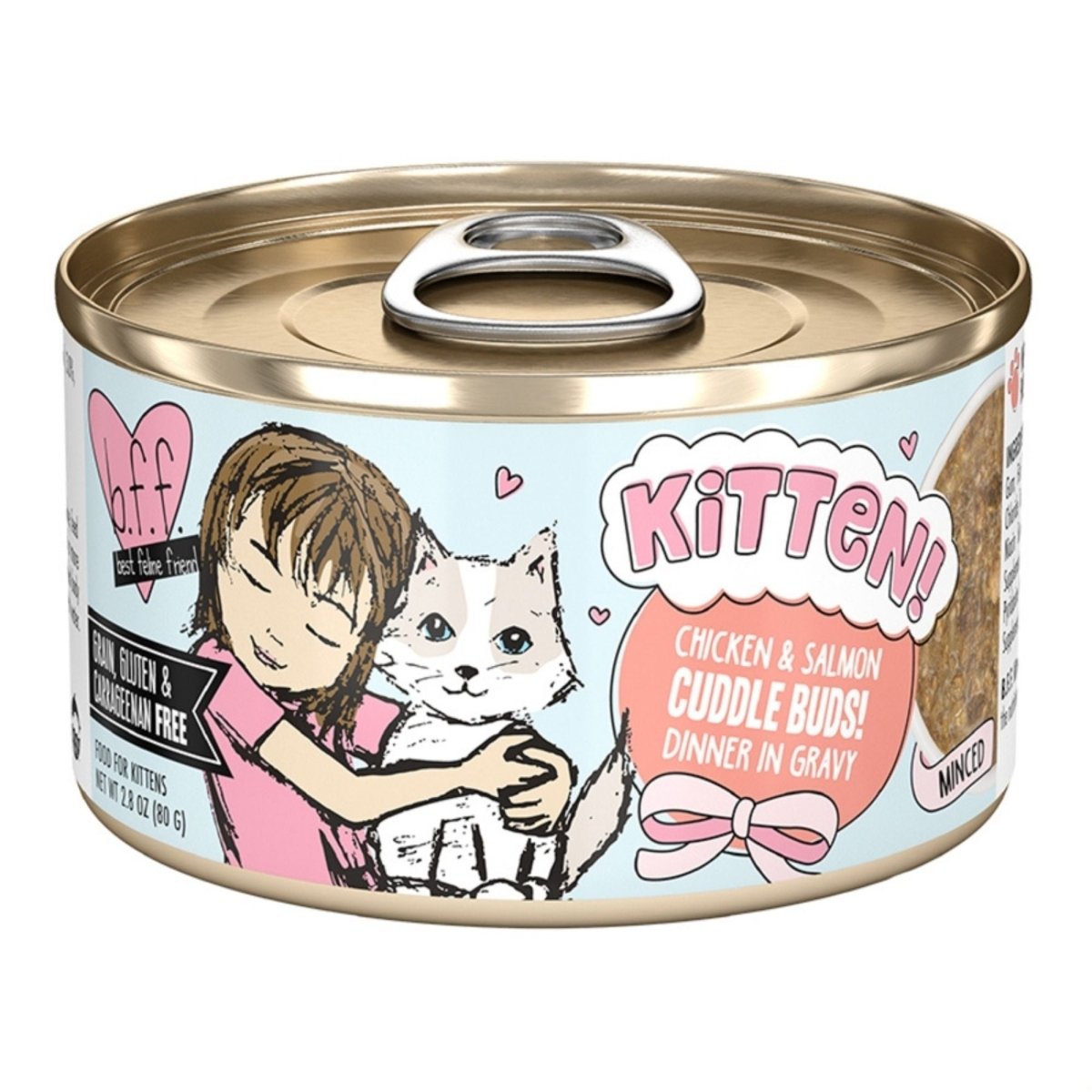 Bff Kitten Cuddle Buds Chicken & Salmon 2.8oz. (Case of 12) - Pets Perfect