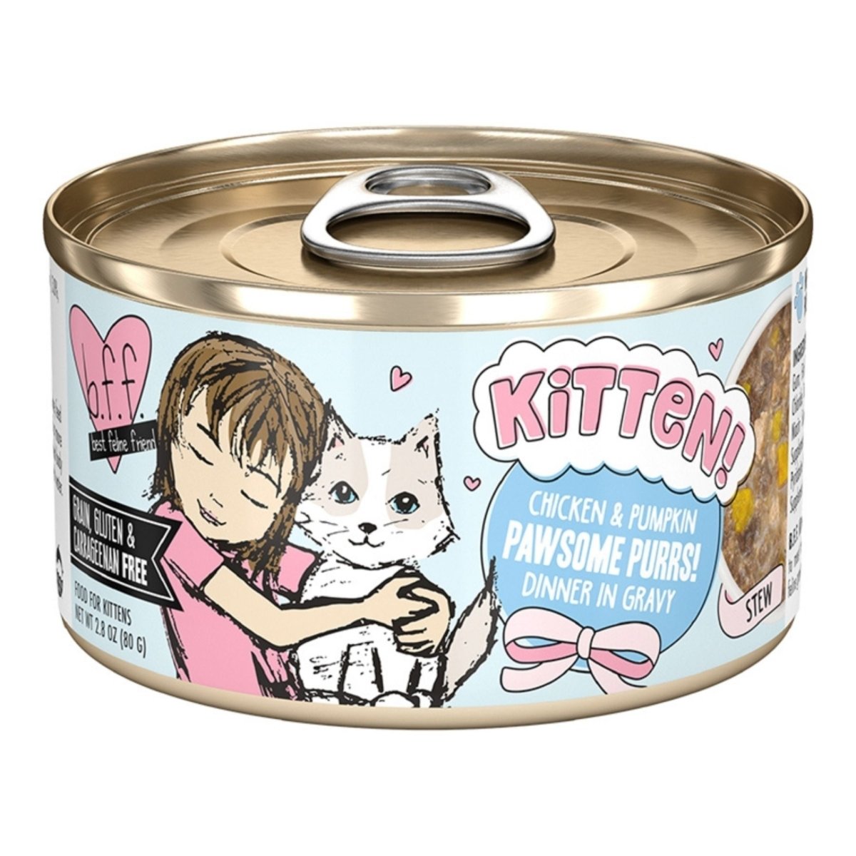 Bff Kitten Pawesome Purrs Chicken & Pumpkin 2.8oz. (Case of 12) - Pets Perfect