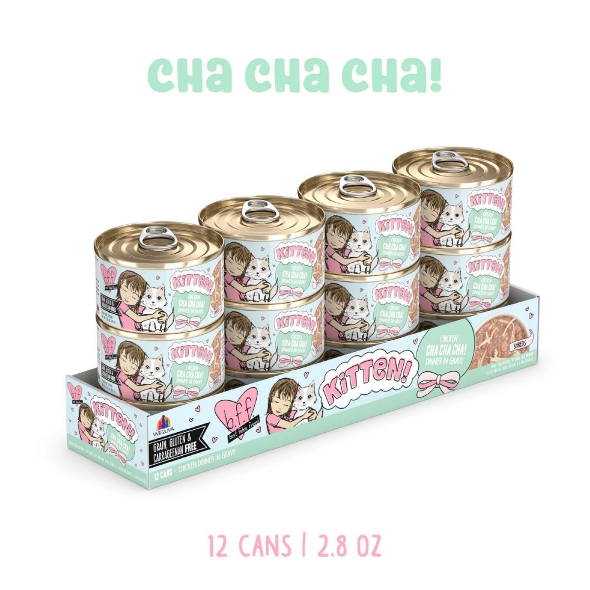 Bff Kitten Cha Cha Cha Chicken 2.8oz. (Case of 12) - Pets Perfect