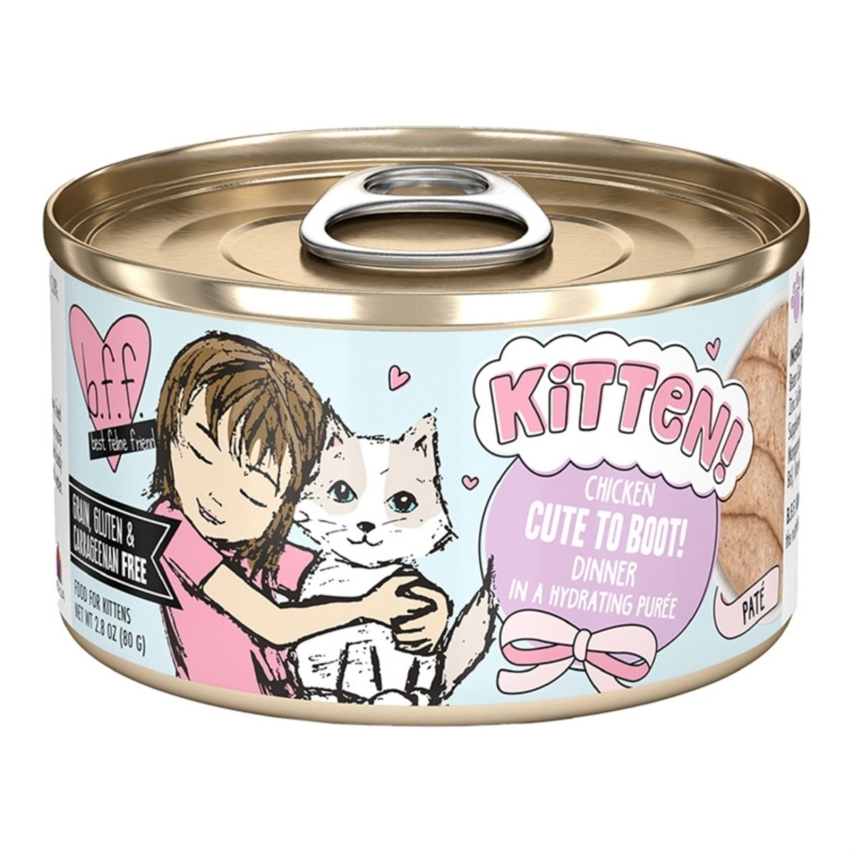 Bff Kitten Cute To Boot Chicken 2.8oz. (Case of 12) - Pets Perfect