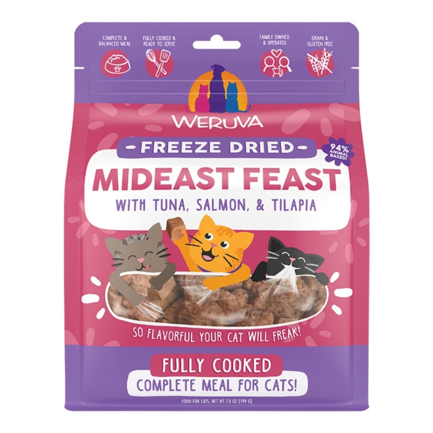 Weruva Cat Freeze-Dried Mideast Feast, 7 oz