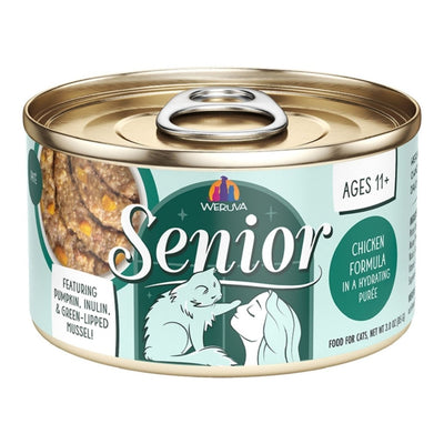 Weruva Cat Senior Hydrating Puree Chicken Formula 3 oz. 12 ct - Pets Perfect