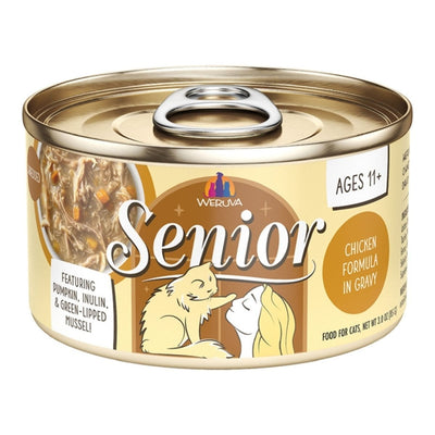Weruva Cat Senior Chicken Formula in Gravy 3 oz. 12 ct - Pets Perfect