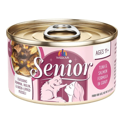 Weruva Cat Senior Tuna & Salmon Formula in Gravy 3 oz. 12 ct - Pets Perfect