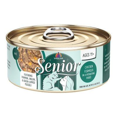 Weruva Cat Senior Hydrating Puree Chicken Formula 5.5 oz. 8 ct - Pets Perfect