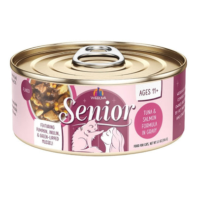 Weruva Cat Senior Tuna & Salmon Formula in Gravy 5.5 oz. 8 ct - Pets Perfect
