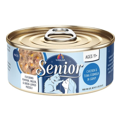 Weruva Cat Senior Chicken & Tuna Formula in Gravy, 5.5 oz 8 ct - Pets Perfect