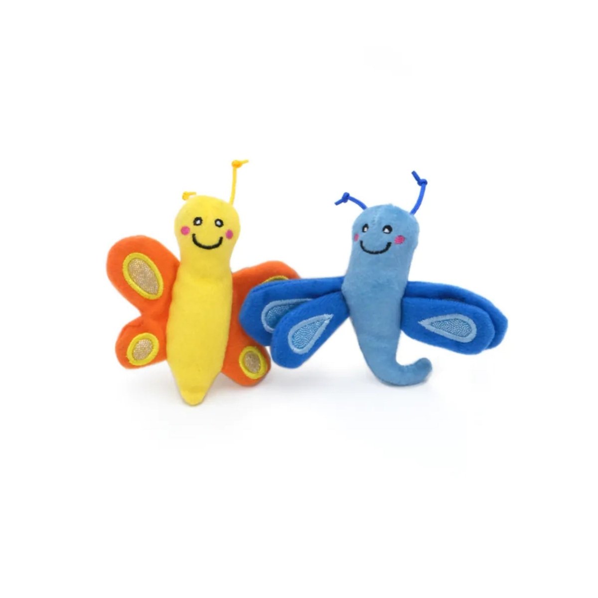 Zippyclaws Butterfly And Dragonfly Catnip Small - 2 Pk - Pets Perfect