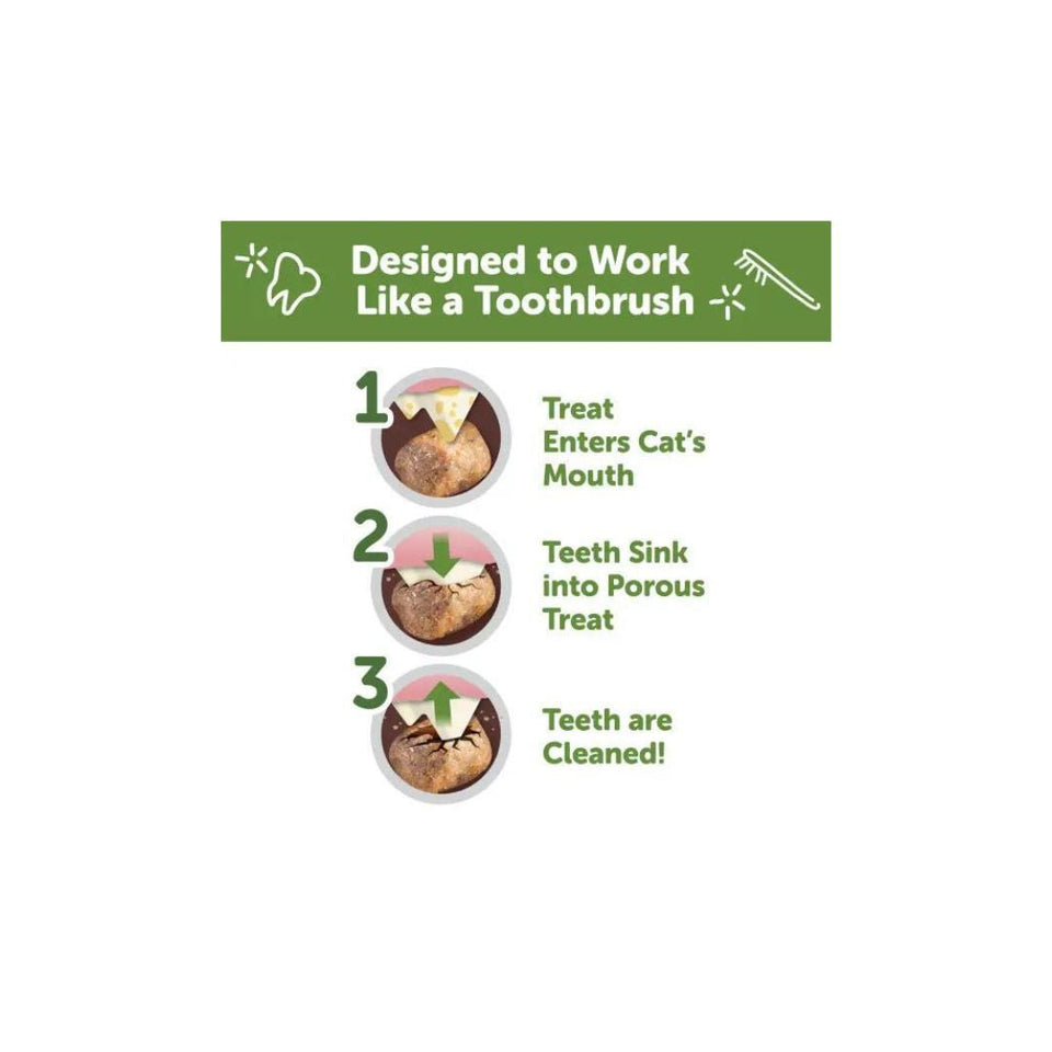 Whimzees Cat Dental Cat Treat Chicken Salmon 4.5 oz