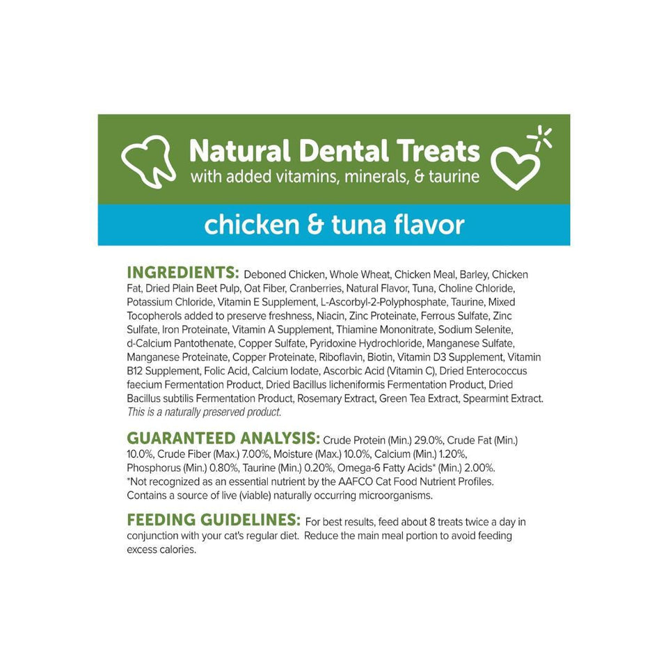 Whimzees Cat Dental Cat Treat Chicken Tuna 2 oz