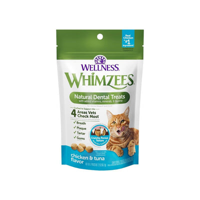 Whimzees Cat Dental Cat Treat Chicken Tuna 2 oz