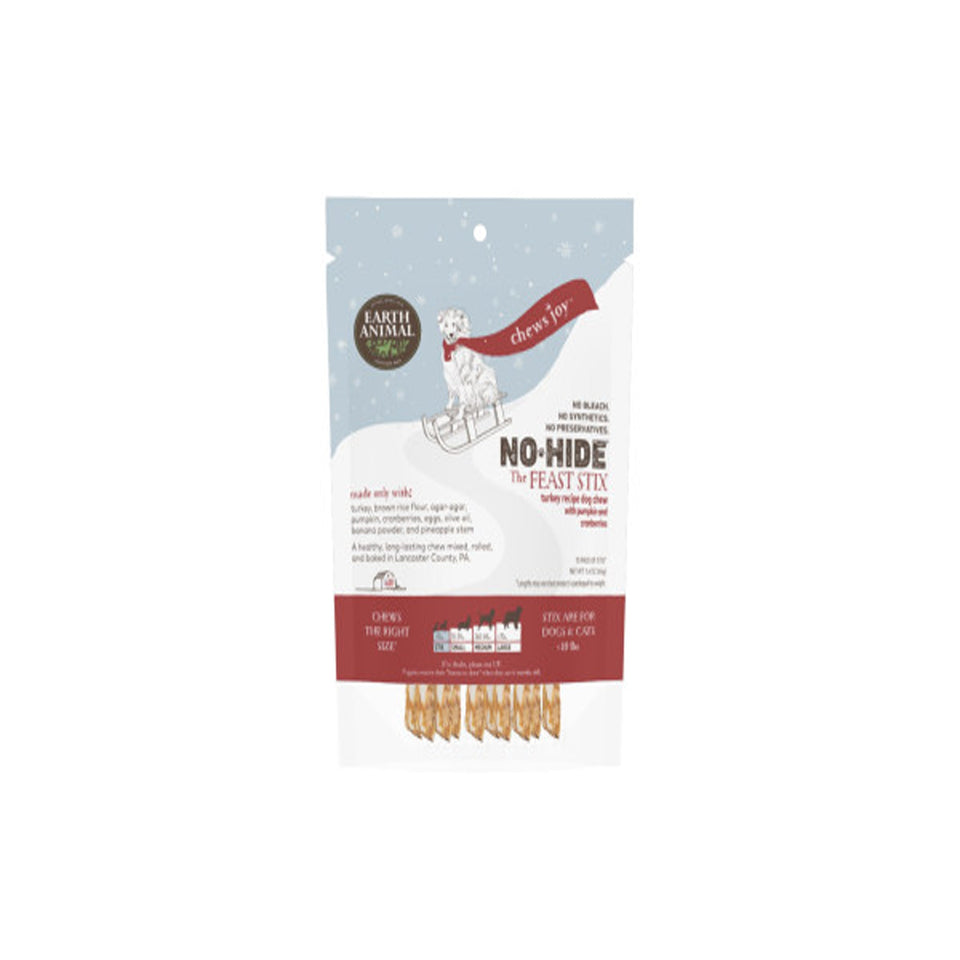 Earth Animal Dog No Hide Feast Stix 10 ct
