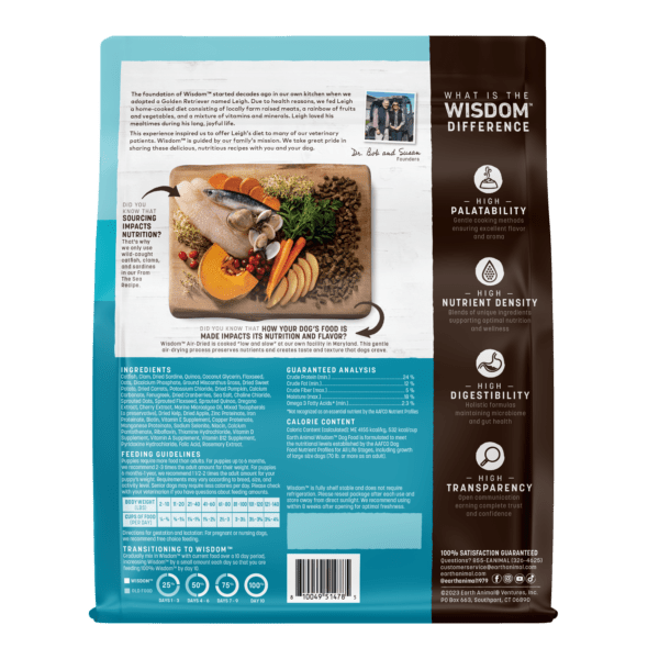 Earth Animal Dog Wisdom Air-Dried From The Sea 8 lb, view 2