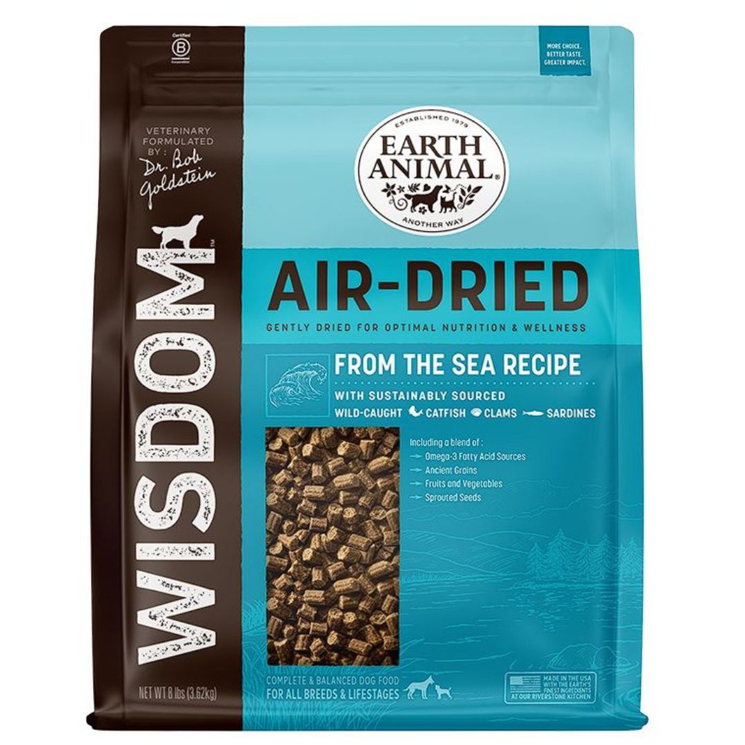 Earth Animal Dog Wisdom Air - Dried From The Sea 8 lb - Pets Perfect