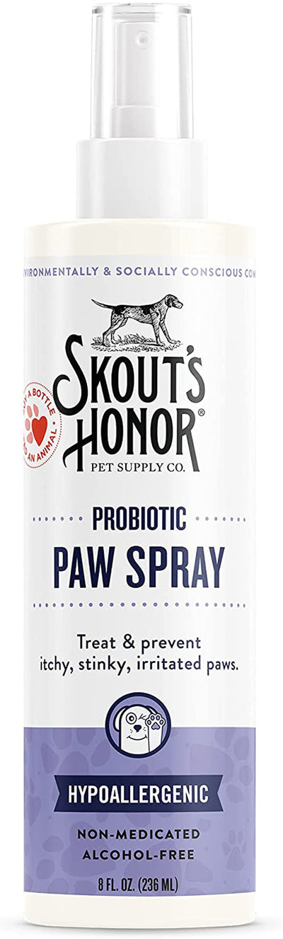 Skouts Honor Dog Cat Probiotic Paw Spray 8 oz