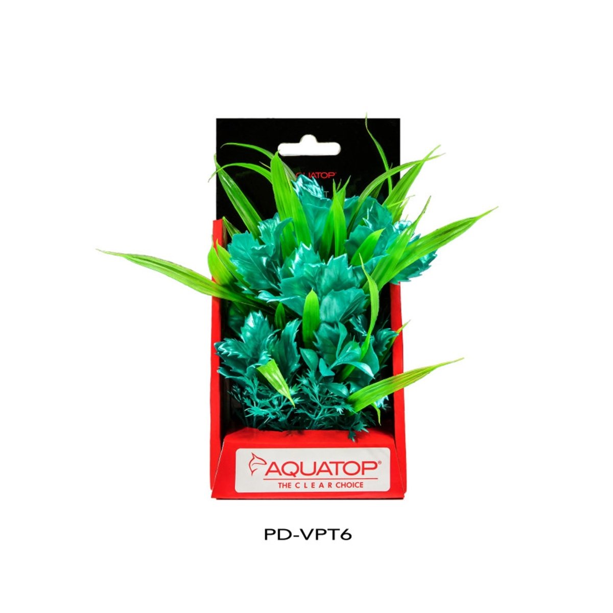 Aquatop Vibrant Passion Plant Turquoise 6in - Pets Perfect