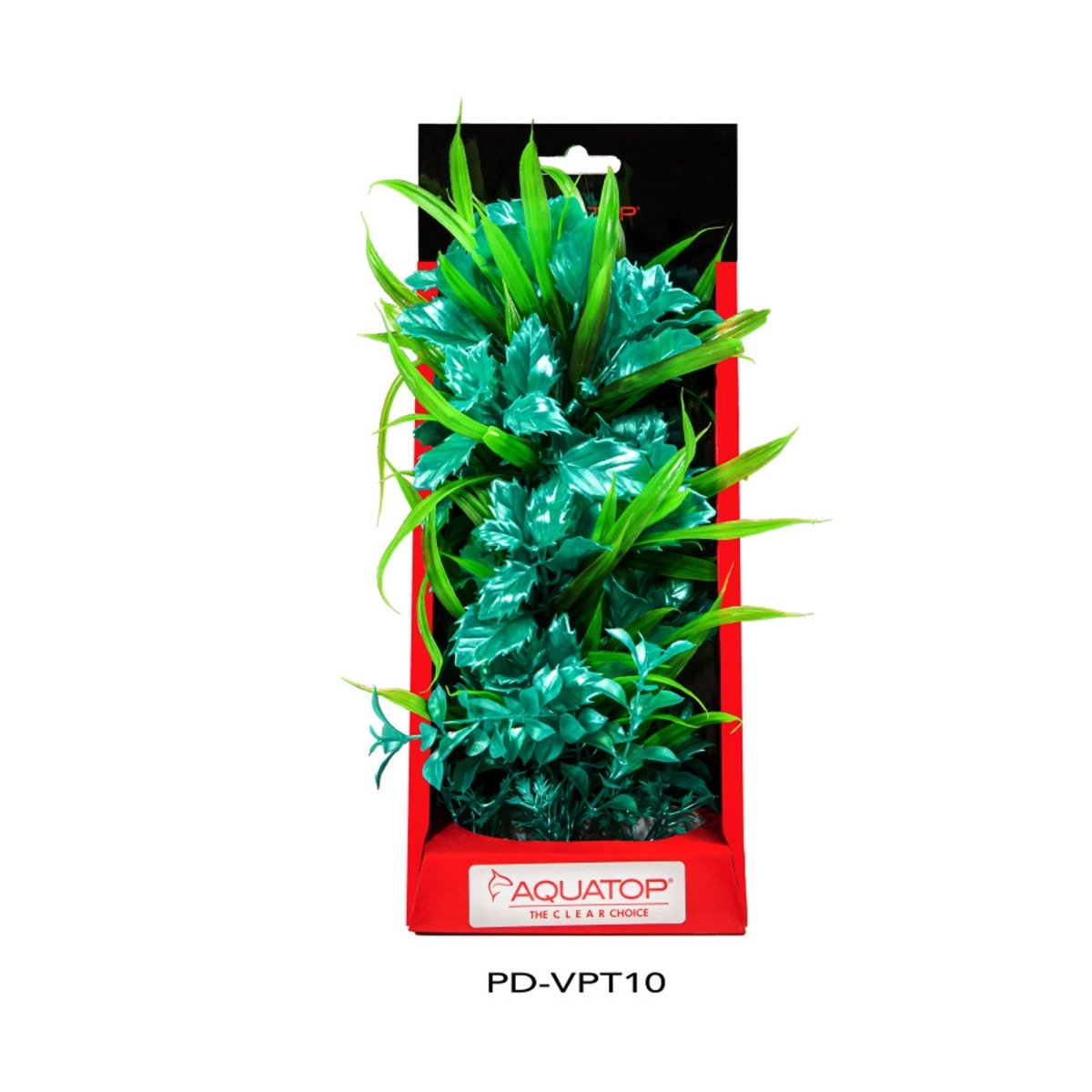 Aquatop Vibrant Passion Plant Turquoise, 1ea/10 in - Pets Perfect