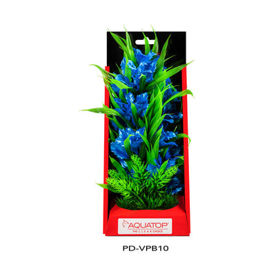 AquaTop Vibrant Passion Plant, Blue, 10 in