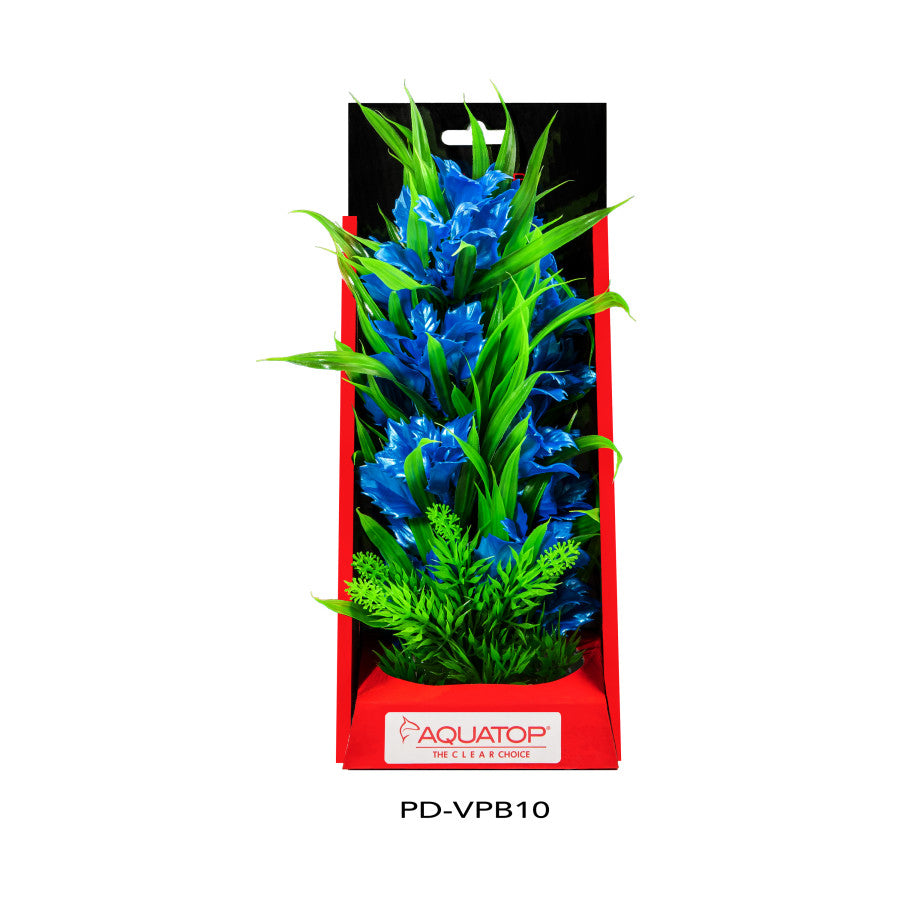 AquaTop Vibrant Passion Plant, Blue, 10 in