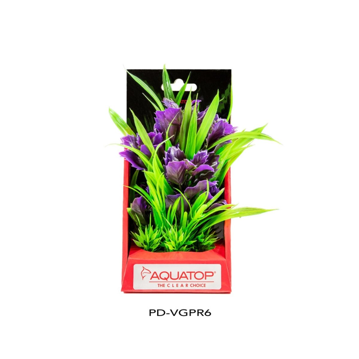 Aquatop Vibrant Garden Plant Purple 6in - Pets Perfect