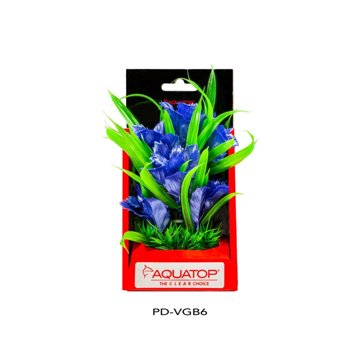 Aquatop Vibrant Garden Plant Blue, 1ea/6 in - Pets Perfect
