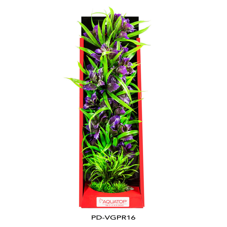 Aquatop Vibrant Garden Plant Purple; 1ea-16 in