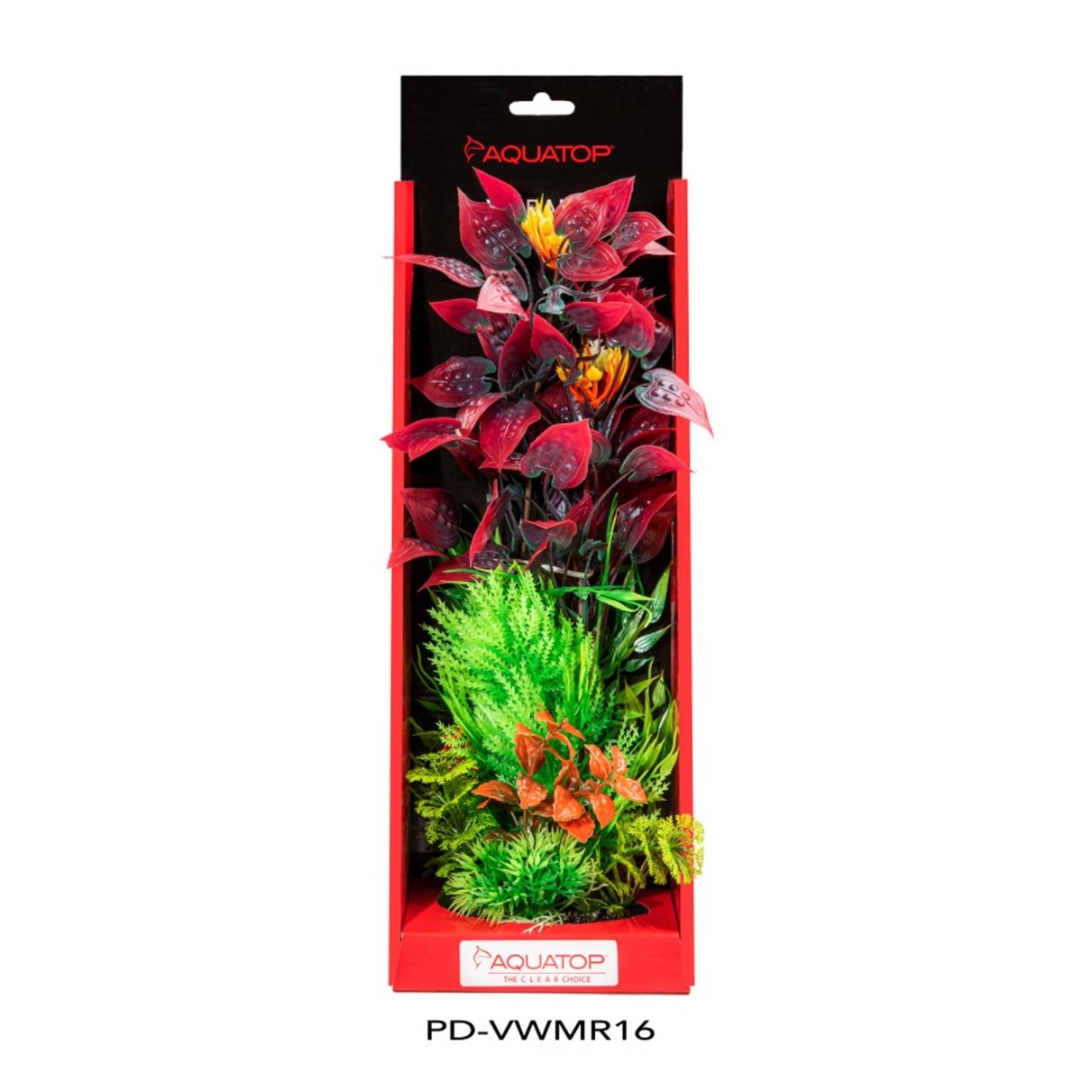 Aquatop Vibrant Wild Plant Mixed Red 16in - Pets Perfect