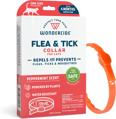Wondercide Flea and Tick Cat Collar for Cats-Peppermint