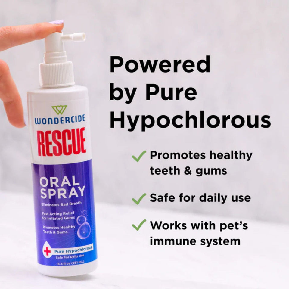 Wondercide Dog & Cat Rescue Oral Spray 8.5oz.