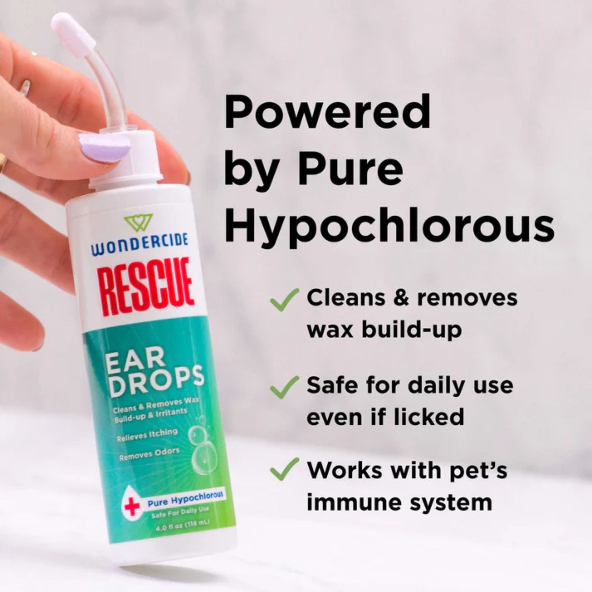 Wondercide Dog & Cat Rescue Ear Drops 4 oz, view 2