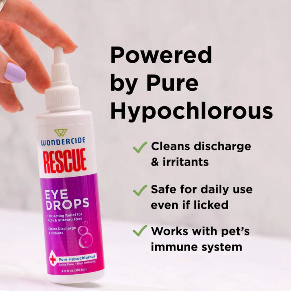Wondercide Dog & Cat Rescue Eye Drops 4oz.