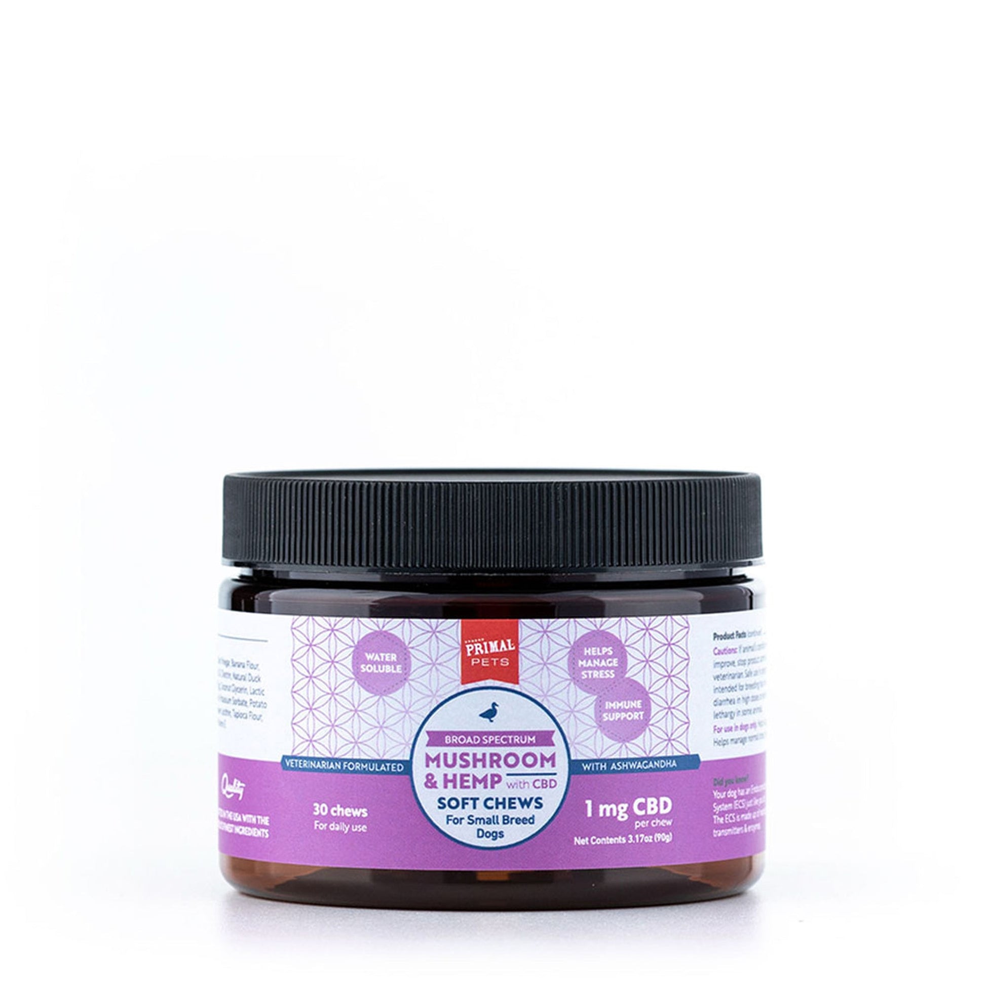 Primal Dog Broad Cbd Duck 1Mg 10 ct